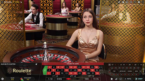 Live Roulette Screenshot