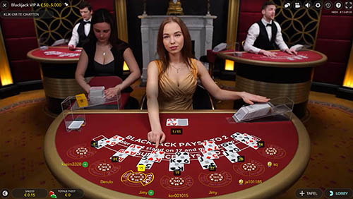 BlackjackLive500 Live Blackjack bij Casino777