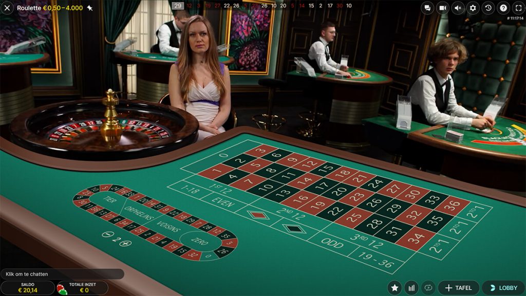 Screenshot van Roulette