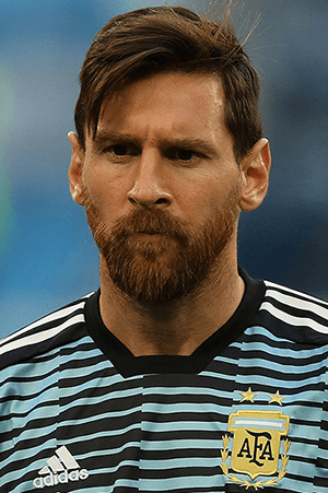 Lionel Messi met Argentinië