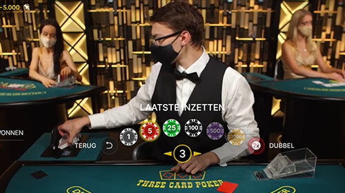 Three Card Poker Inzet