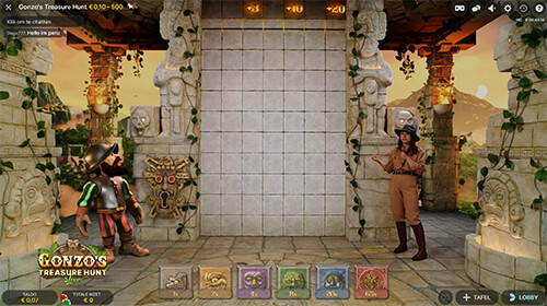 Gonzos Treasure Hunt Live