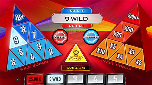 Take it or not dice slot - bonusspel