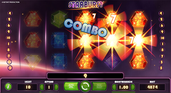 Starburst arcade effecten screenshot