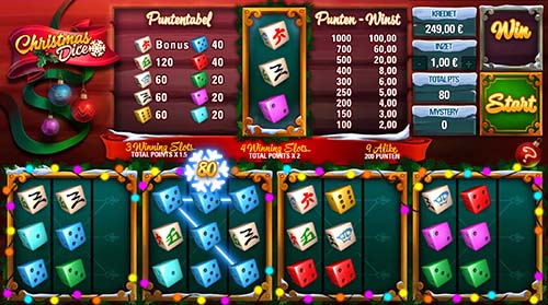 Christmas Dice Game Screenshot