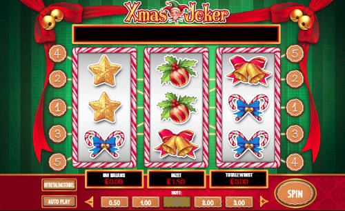 Xmas Joker spel - Screenshot