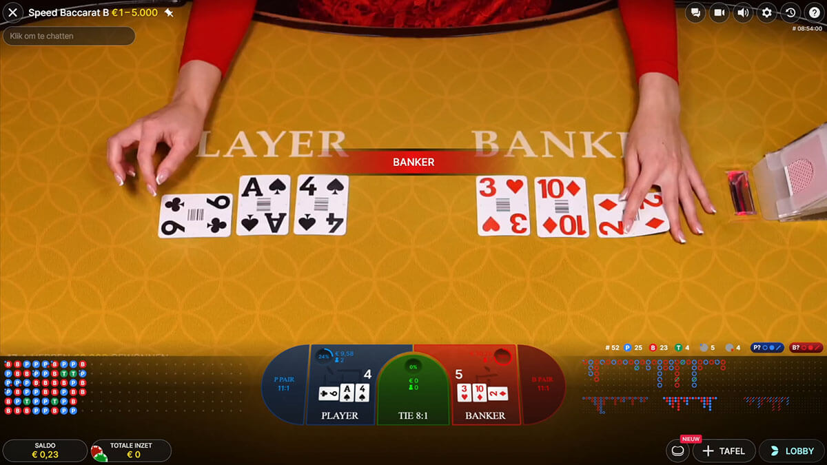 Baccarat Live Casino - screenshot