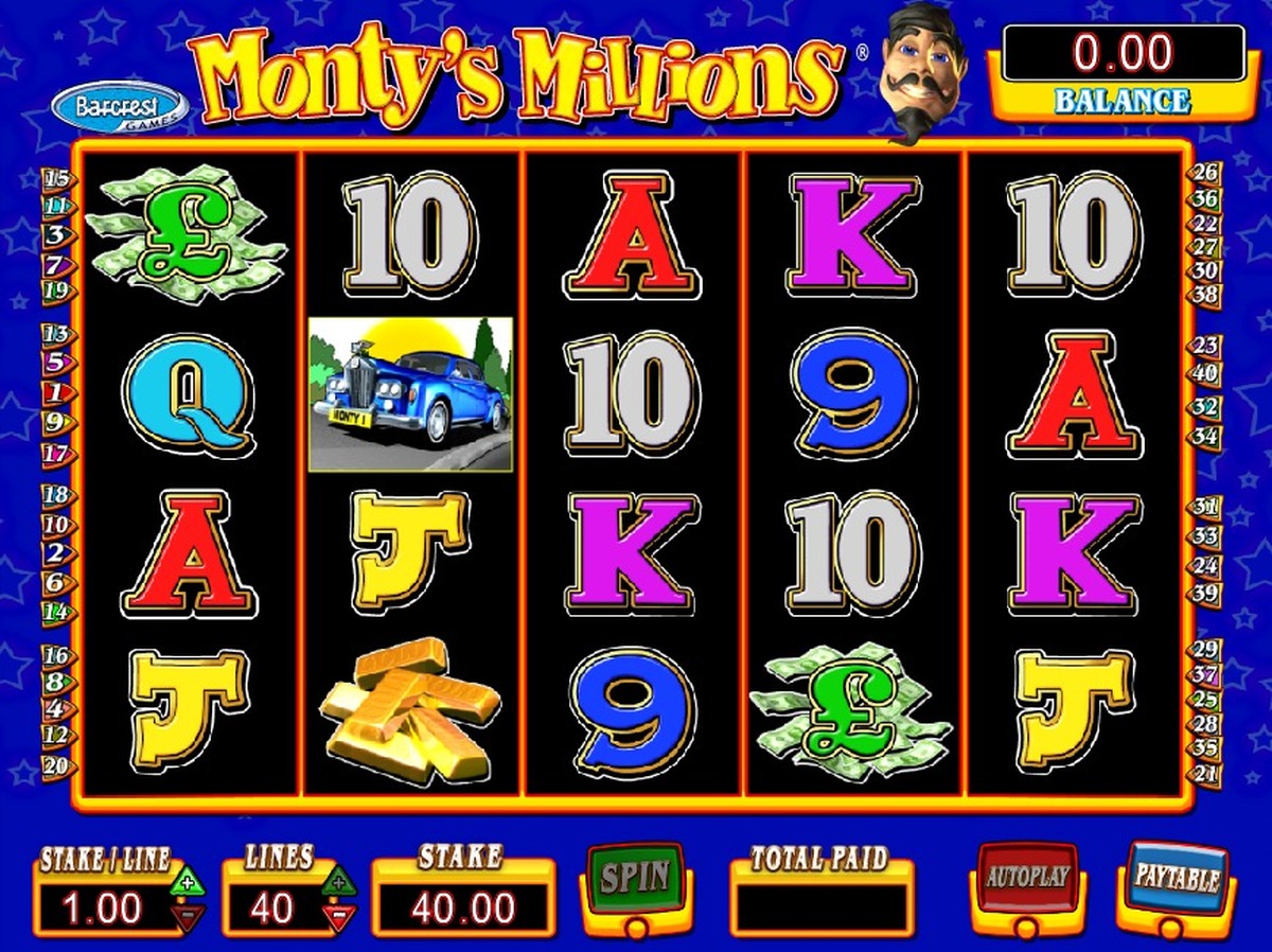 Monty's Millions Slot - screenshot