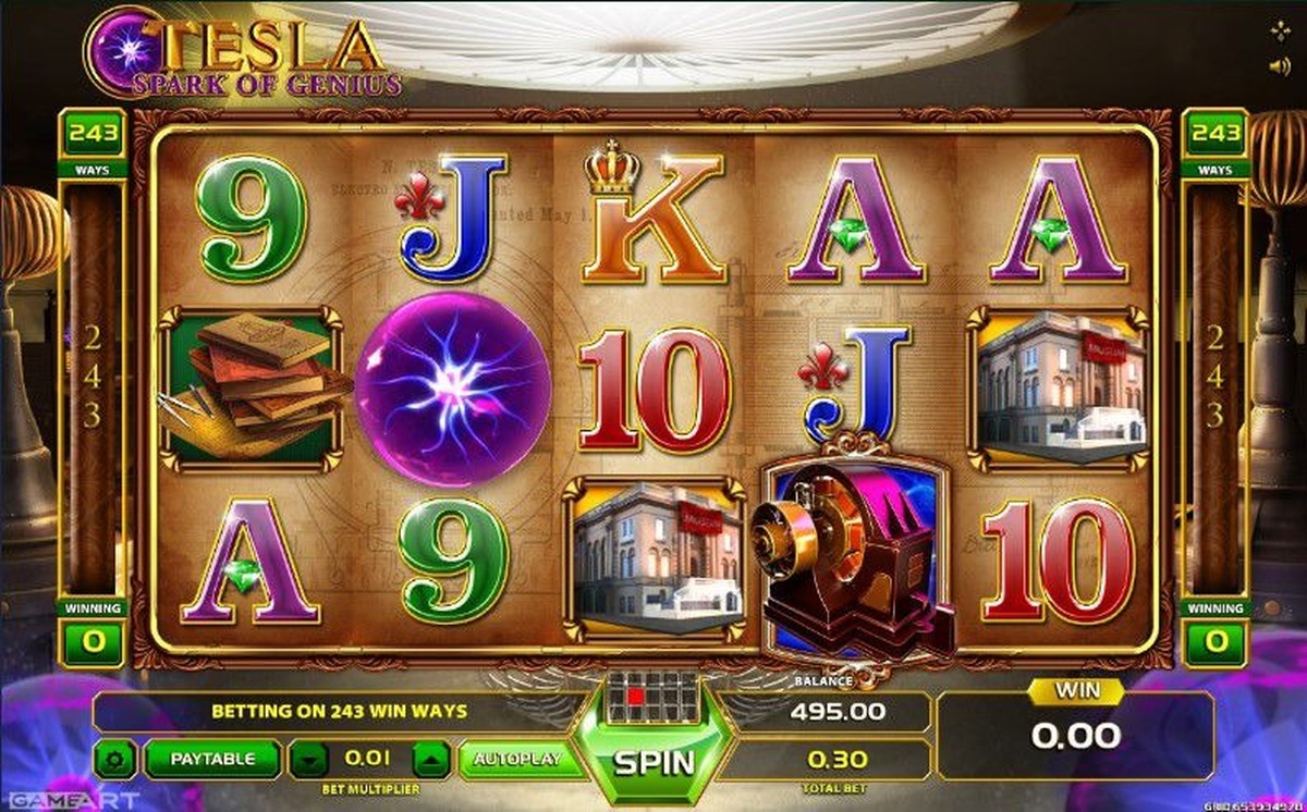 Tesla: Spark Of Genius Slot - screenshot