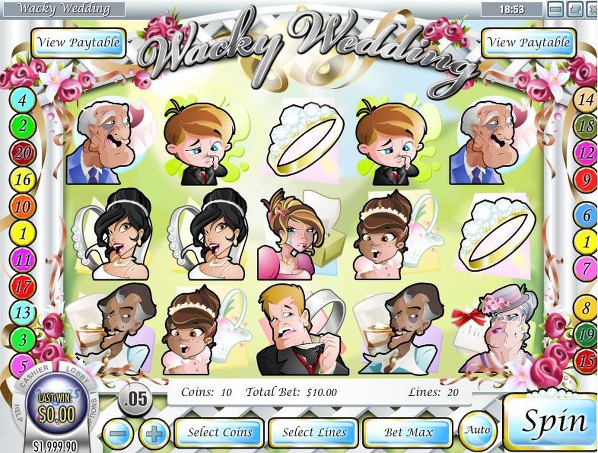 Wacky Wedding Slot - screenshot