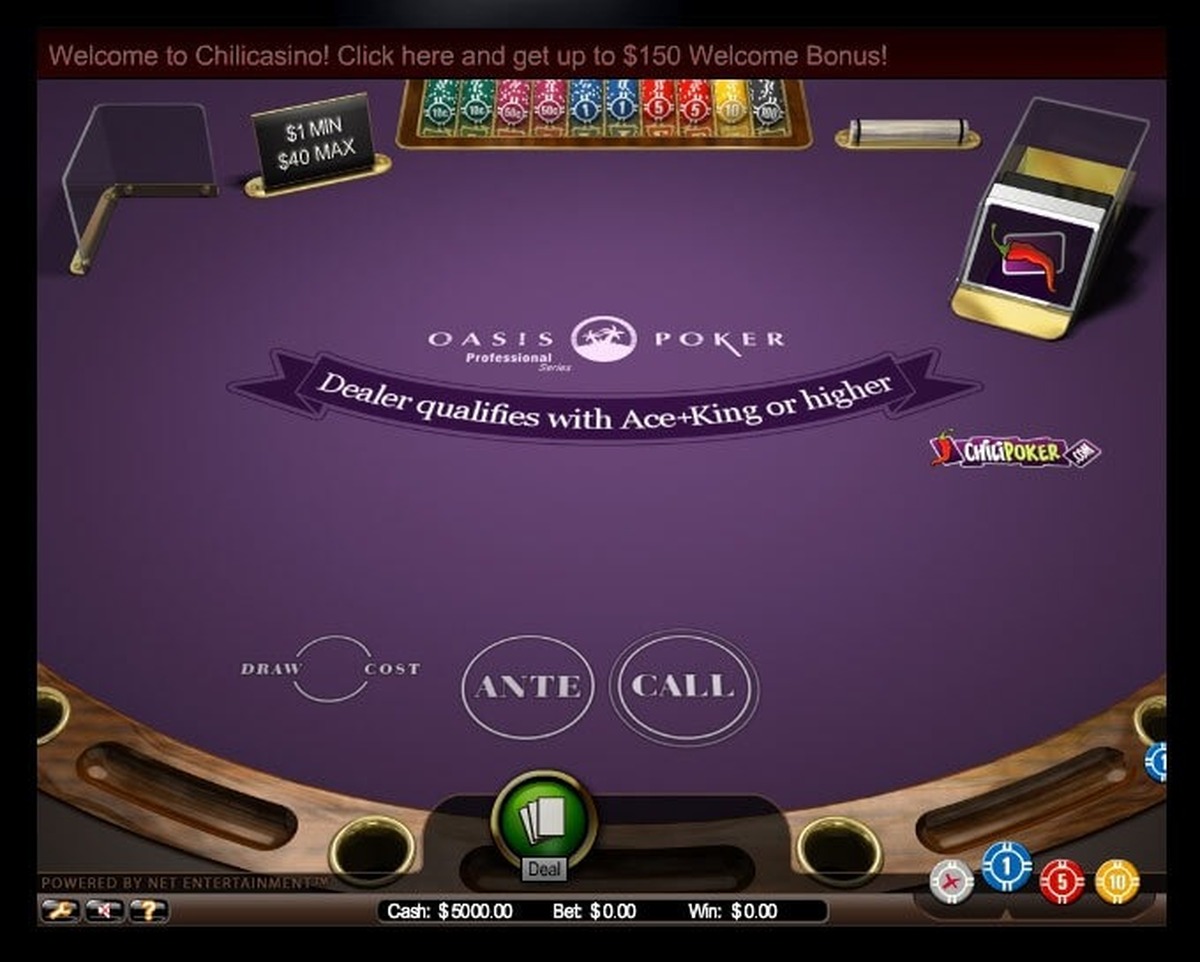 Oasis Poker - screenshot