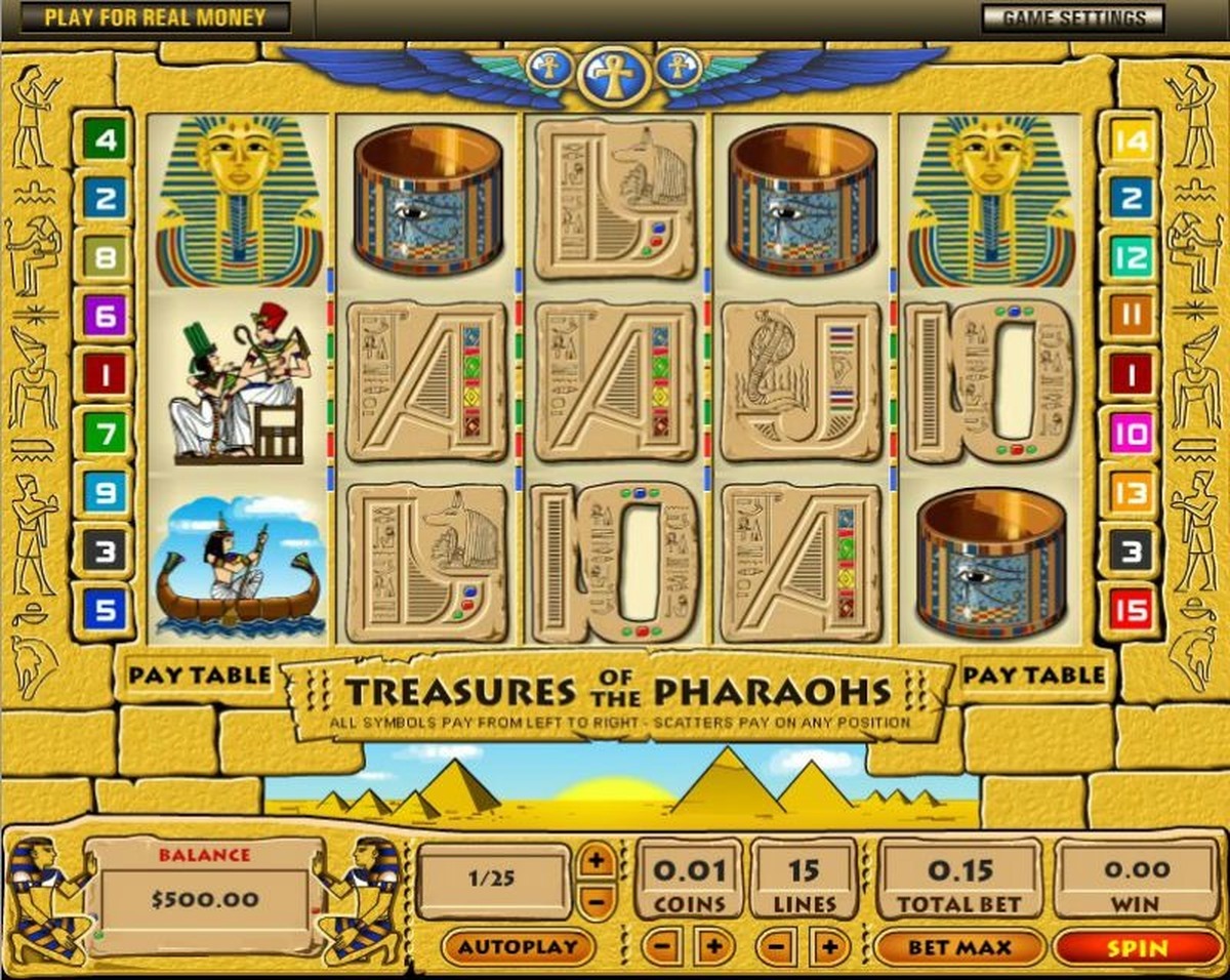 Treasures of Pharaohs Slot - screenshot