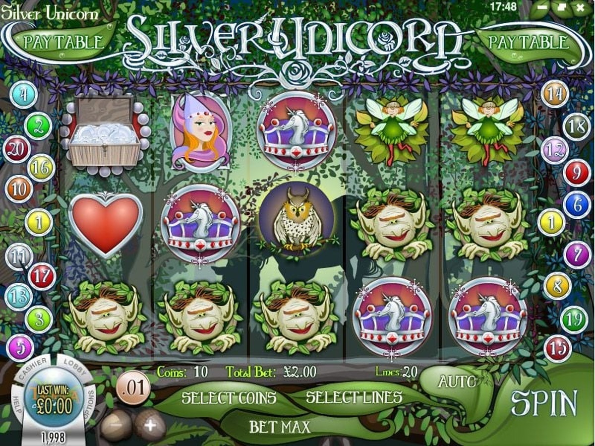Silver Unicorn Slot - screenshot