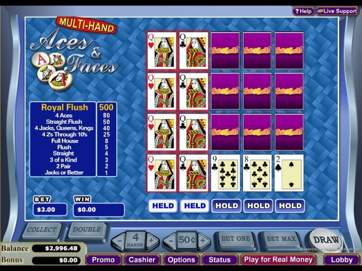 Aces and Faces - screenshot