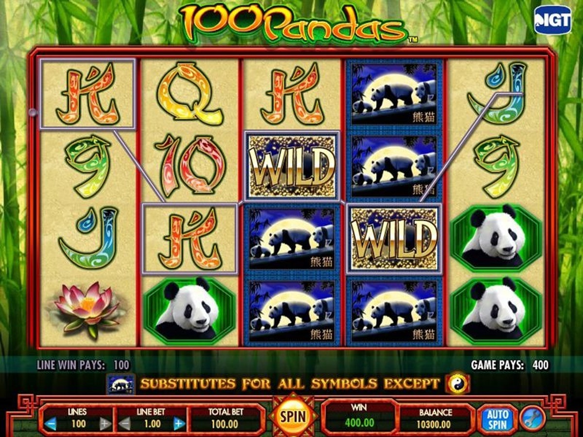 100 Pandas Slot - screenshot