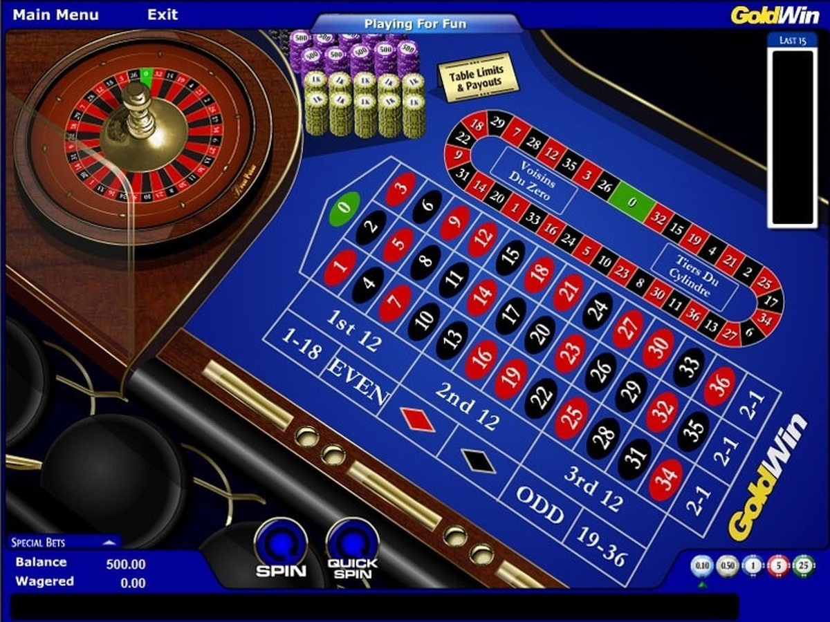 European Roulette - screenshot