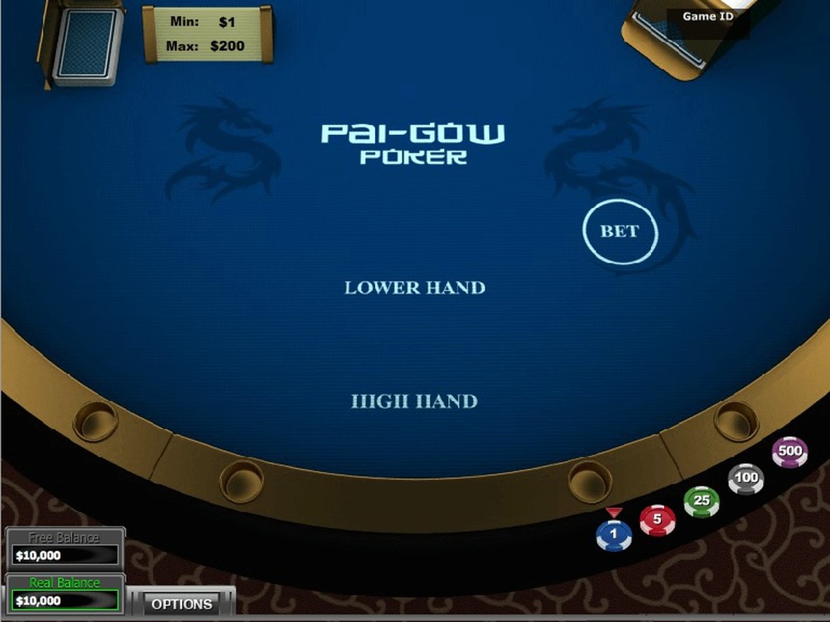 Pai Gow Poker - screenshot