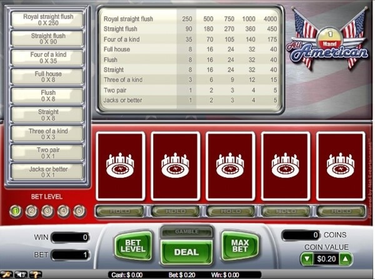 All American Poker - screenshot